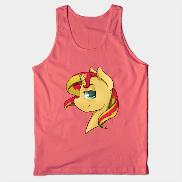 Sunset Shimmer Tank Top by MidnightPremiere